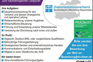 Gesch&auml;ftsf&uuml;hrer*in in Vollzeit