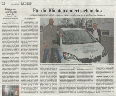 Zeitungsartikel HS 18.12.2024 - Bild